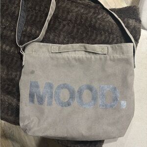 SHEIN Gray Canvas Shoulder Bag